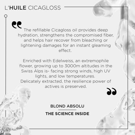 Blond Absolu Cicagloss Hair Oil Refillable